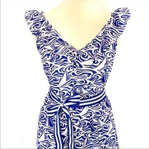 Super Cute Sailboat Pattern Dress!